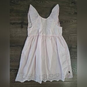 GAP Light Pink Eyelet Dress Size 4/5